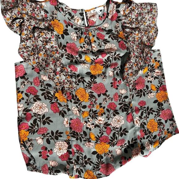 DR2 women’s XXL top with flutter sleeves - Picture 3 of 8